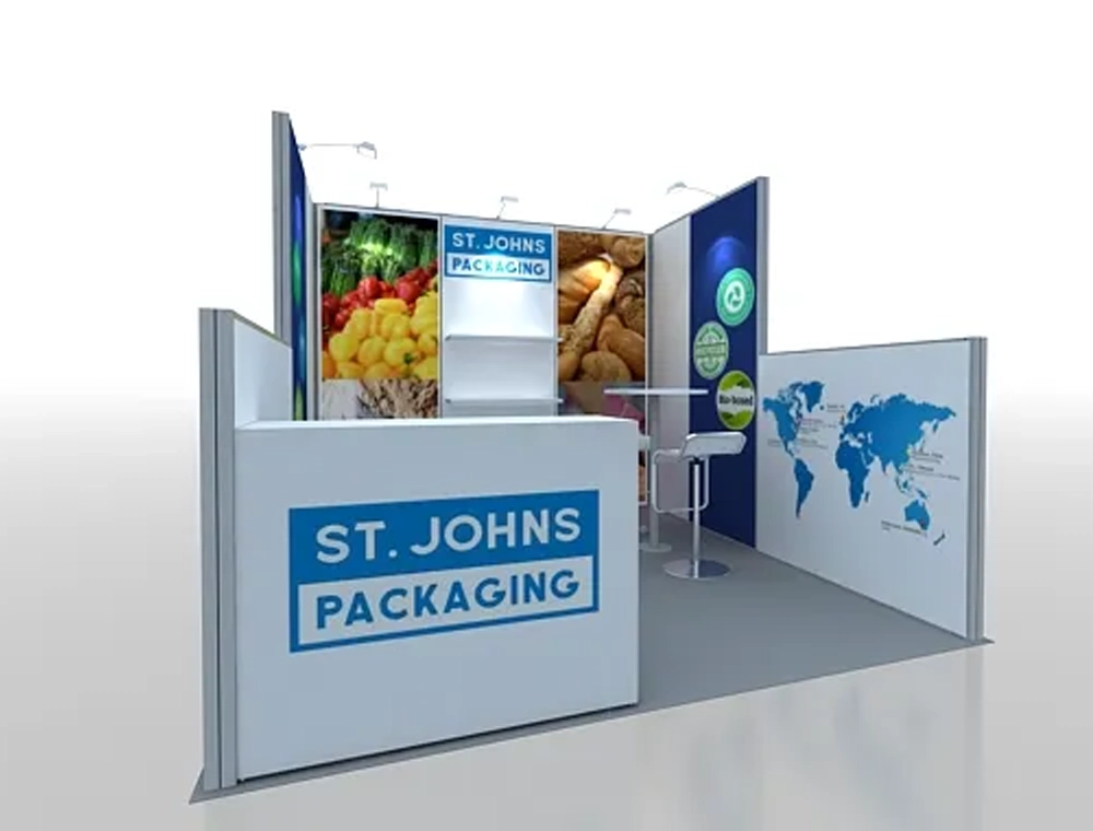 10x10 trade show booth rental